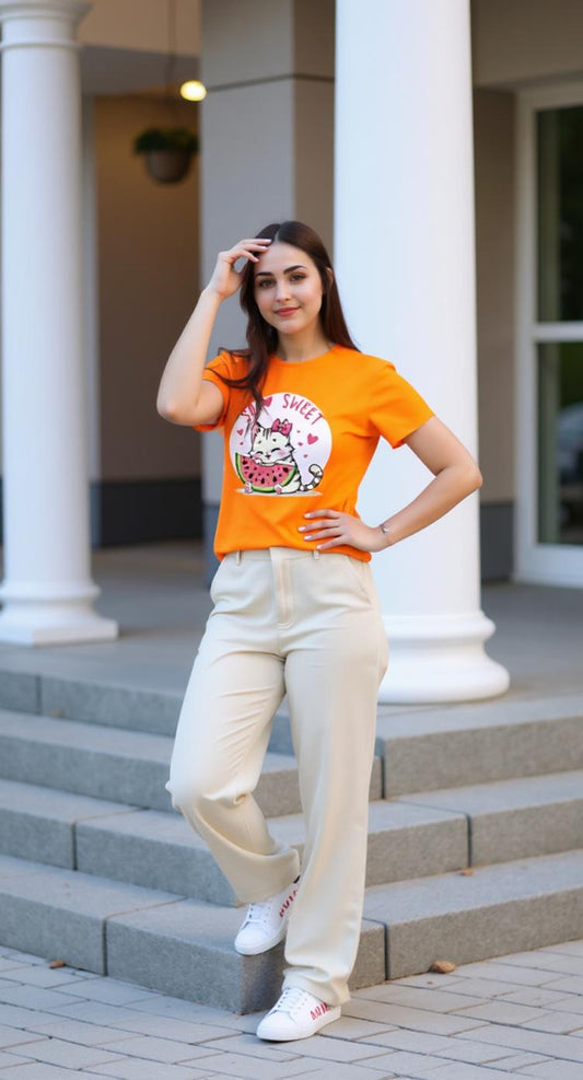 Xensco “So Sweet” Kitty Tee | Women’s Classic Crew