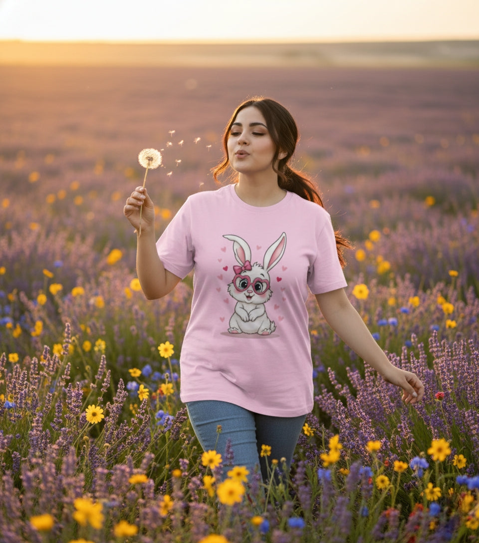 Adorable Bunny Vibes | Women’s Classic Crew T-Shirt