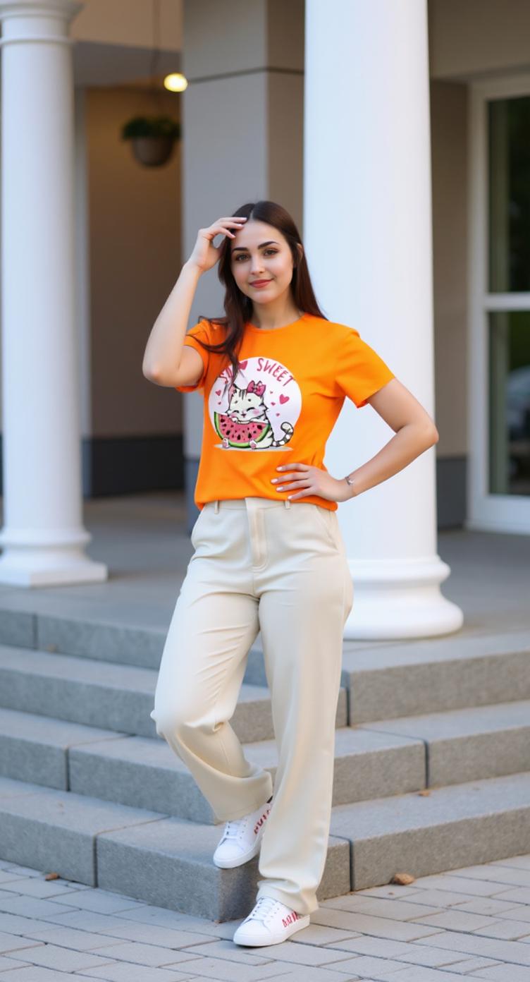Xensco “So Sweet” Kitty Tee | Women’s Classic Crew