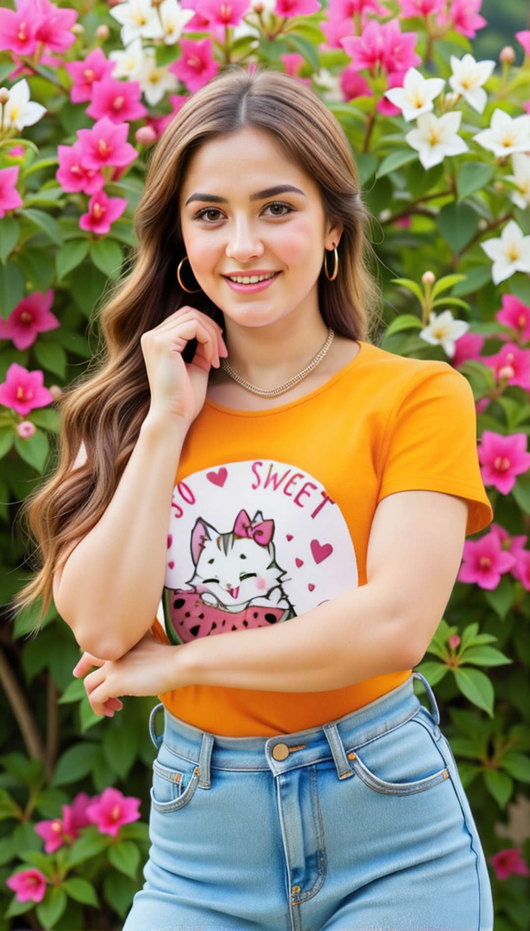 Xensco “So Sweet” Kitty Tee | Women’s Classic Crew