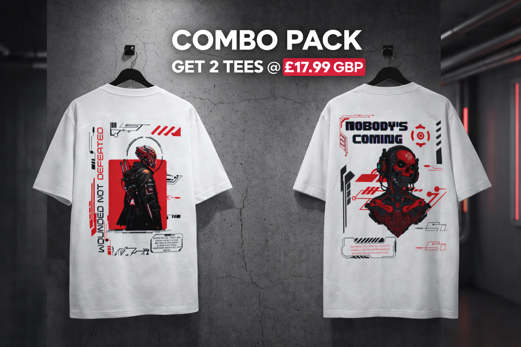 Heavyweight Oversized Cotton T-Shirt combo pack