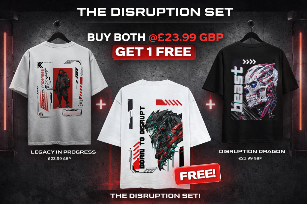 Heavyweight Oversized Cotton T-Shirt   THE DISRUPTION SET