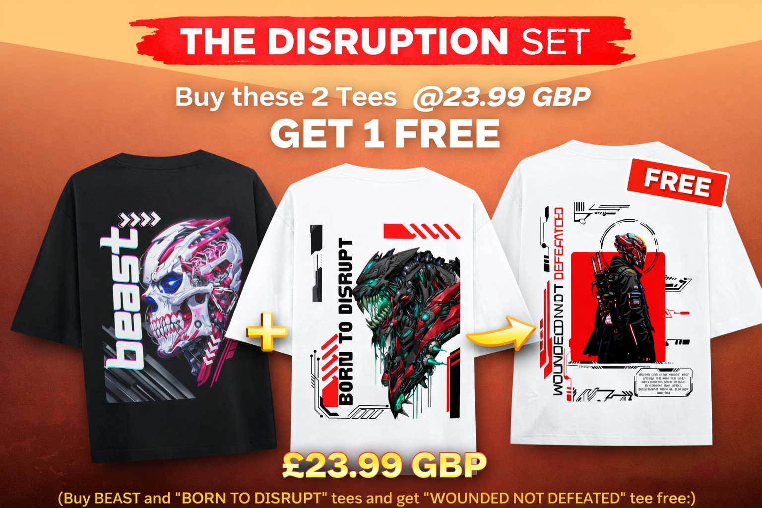 Heavyweight Oversized Cotton T-Shirt   THE DISRUPTION SET