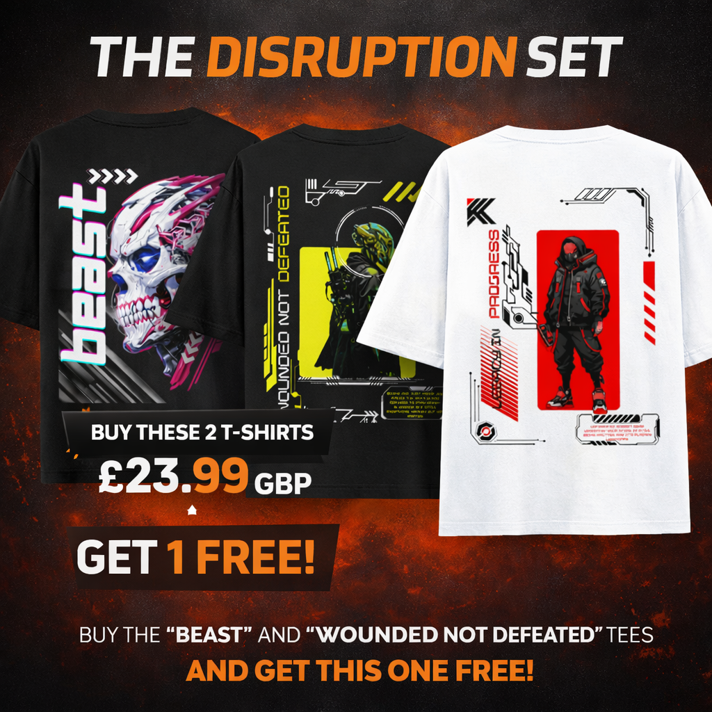 Heavyweight Oversized Cotton T-Shirt   THE DISRUPTION SET