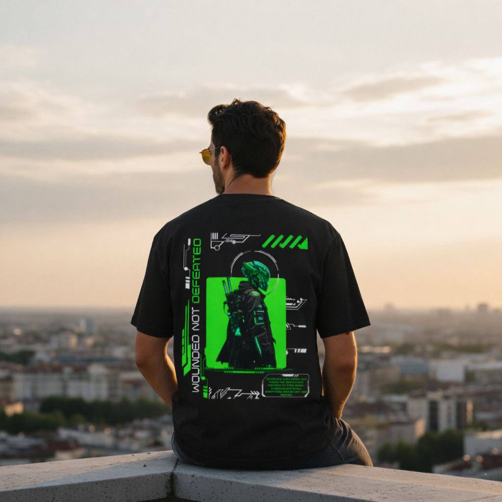 Heavyweight Oversized Cotton T-Shirt   THE DISRUPTION SET (Copy)