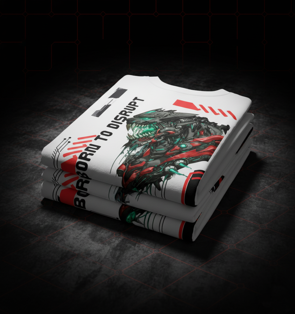 Heavyweight Oversized Cotton T-Shirt   THE DISRUPTION SET