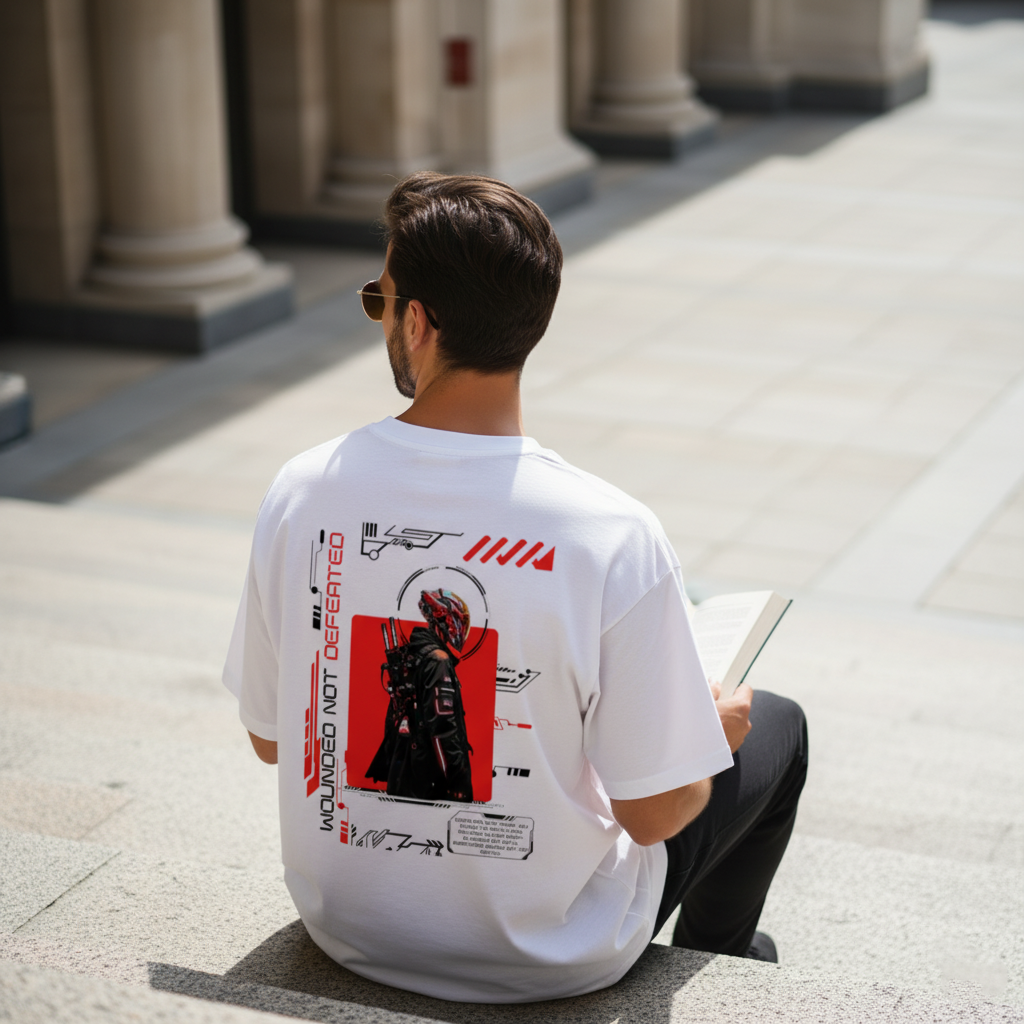 Heavyweight Oversized Cotton T-Shirt   THE DISRUPTION SET