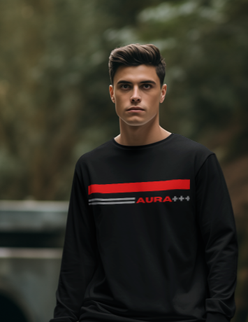 AURA+++ Men's Full-Sleeve T-Shirt