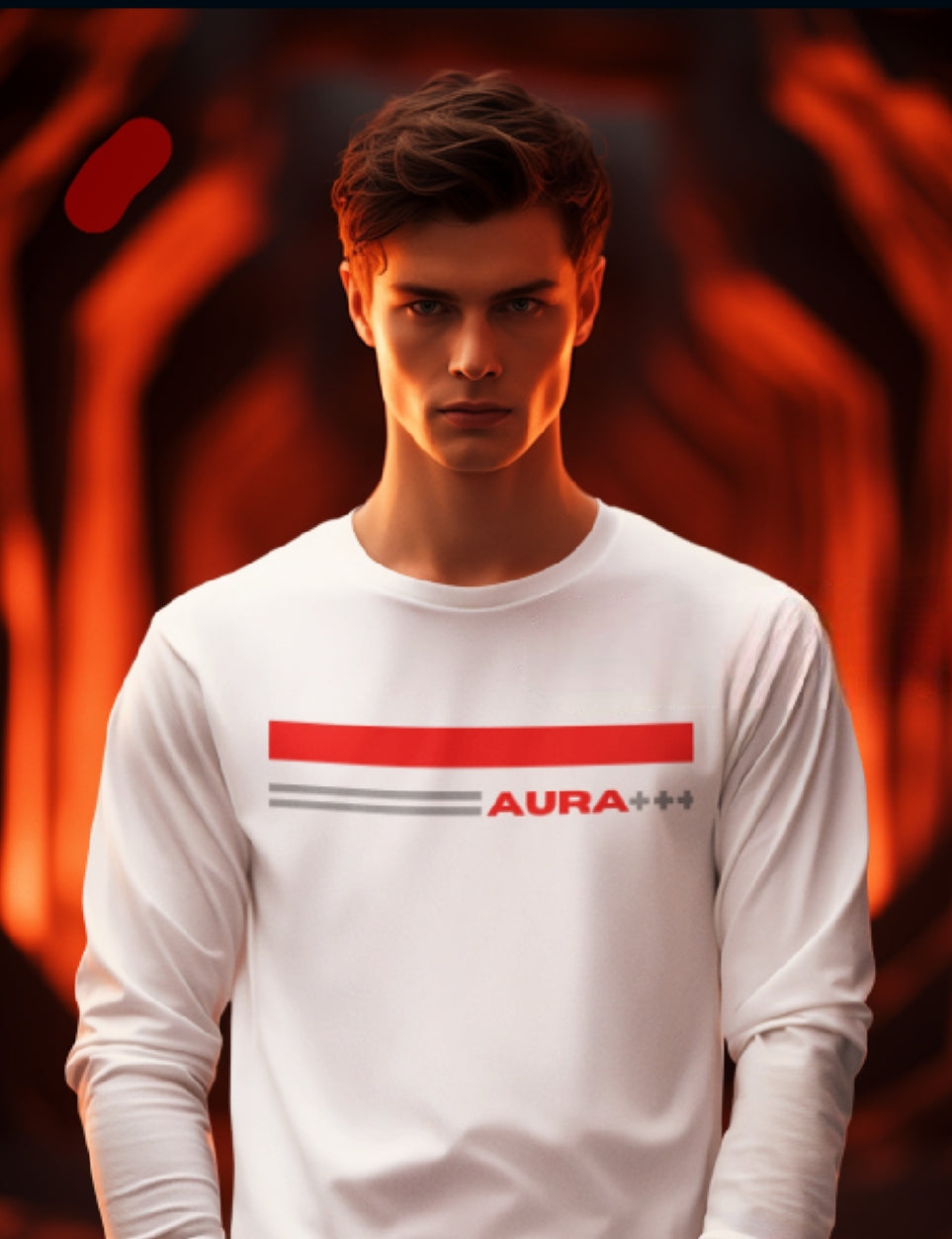 AURA+++ Men's Full-Sleeve T-Shirt