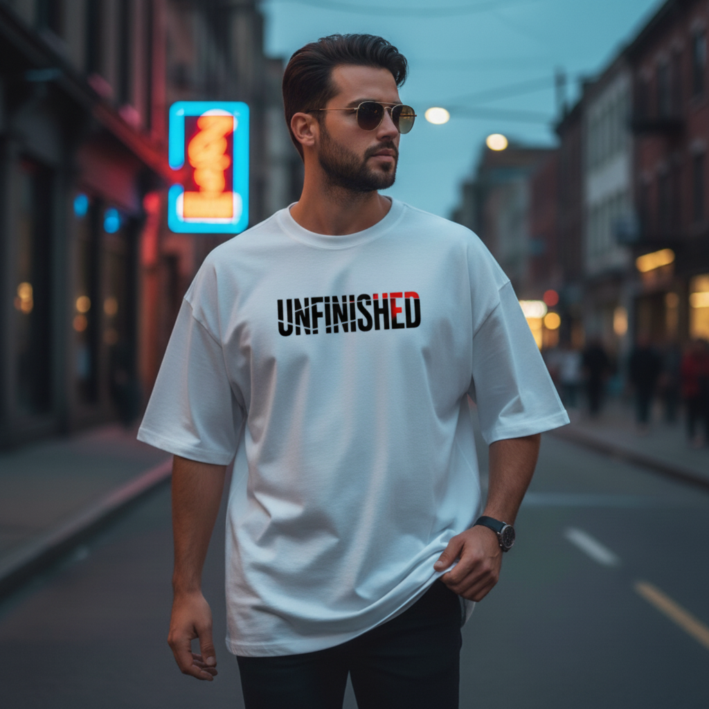 Premium Oversized Cotton T-Shirt – Effortless Style, Superior Comfort