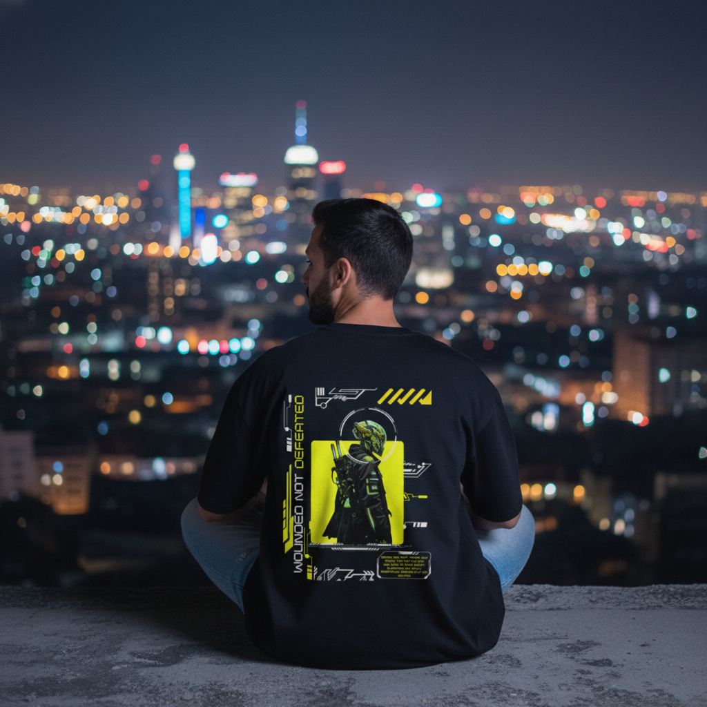 Heavyweight Oversized Cotton T-Shirt   THE DISRUPTION SET