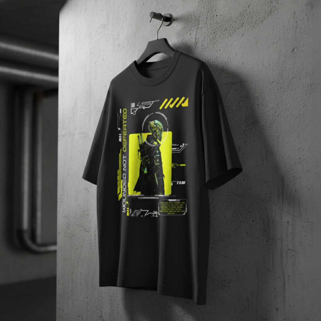 Heavyweight Oversized Cotton T-Shirt   THE DISRUPTION SET